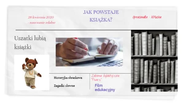 Jak powstaje książka historyjka obrazkowa – krok po kroku do sukcesu Jak powstaje książka historyjka obrazkowa – krok po kroku do sukcesu