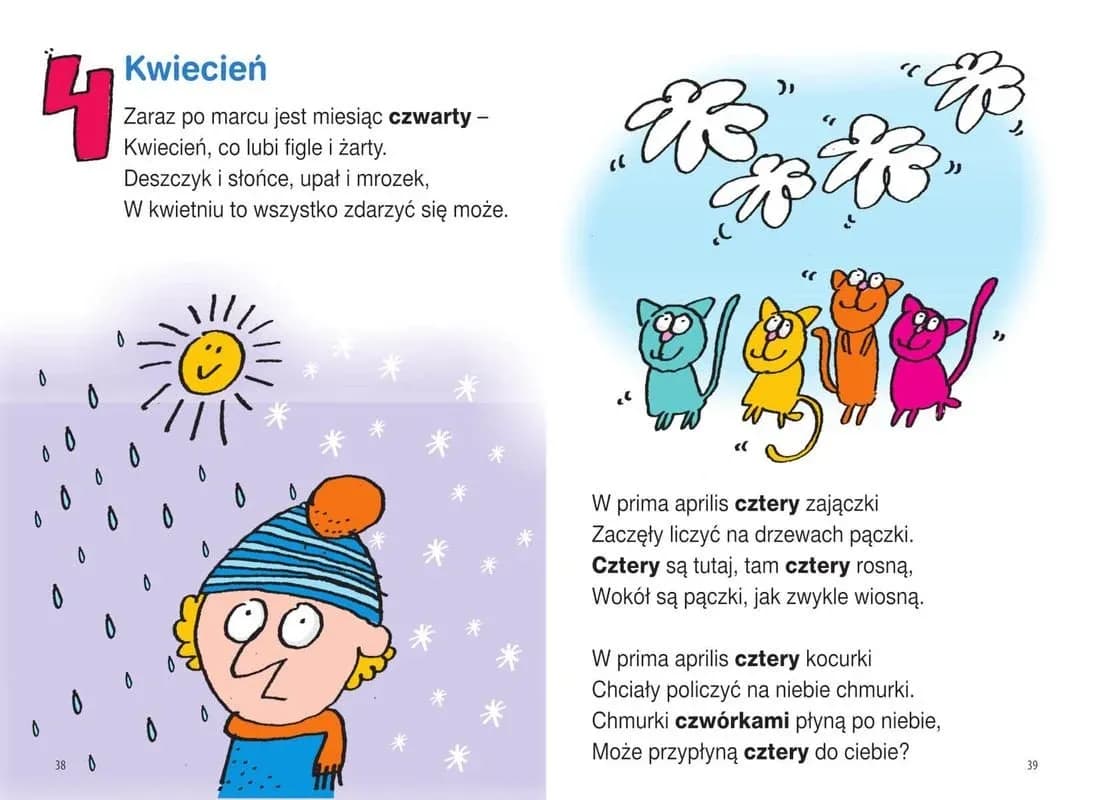Kalendarzowa wyliczanka wiersz: jak nauczyć dzieci miesięcy w zabawny sposób Kalendarzowa wyliczanka wiersz: jak nauczyć dzieci miesięcy w zabawny sposób