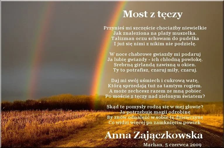 Tęczowy most wiersz – ukojenie dla zmarłych pupili i ich właścicieli Tęczowy most wiersz – ukojenie dla zmarłych pupili i ich właścicieli